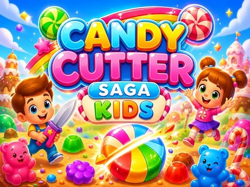Candy Cutter Saga Kids gameplay screenshot