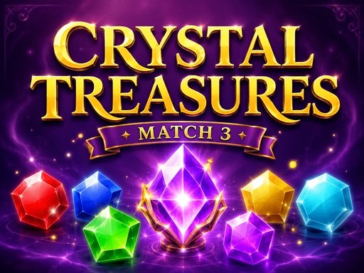 Crystal Treasures: Match 3 gameplay screenshot
