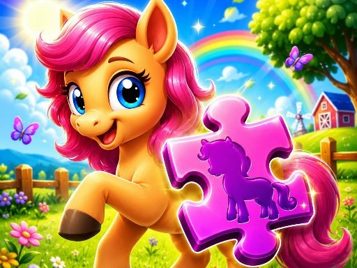 Cute Pony Puzzle Quest gameplay screenshot