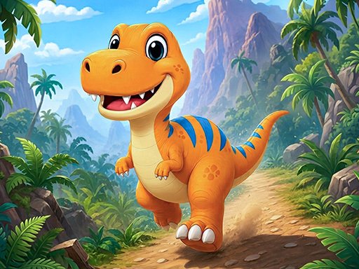 Dino Run Game gameplay screenshot