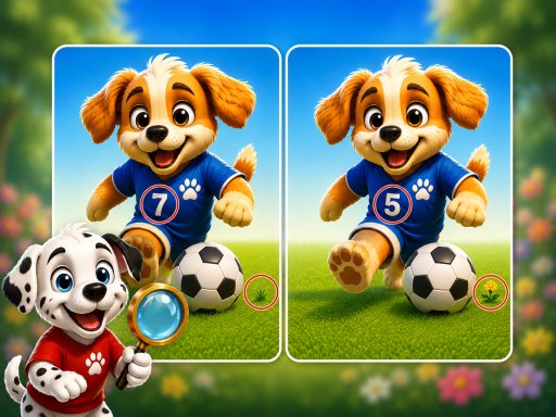 Dream Puppy Spot The Differences gameplay screenshot