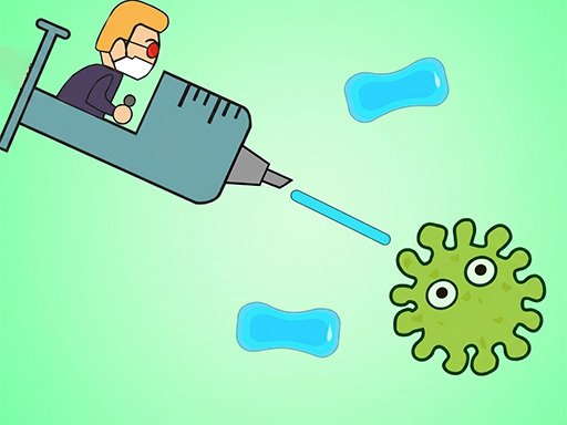 Flying Injection Virus Game gameplay screenshot
