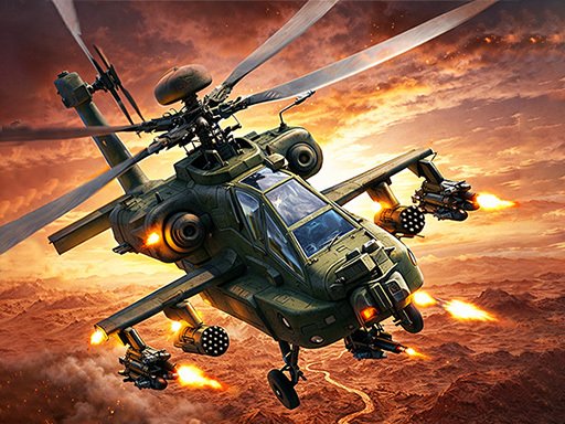 Gunship Strike Helicopter Game gameplay screenshot