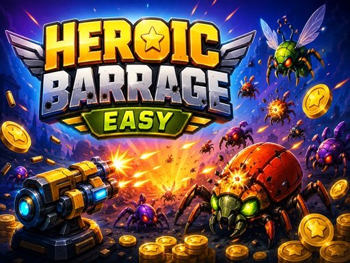 Heroic Barrage Easy gameplay screenshot
