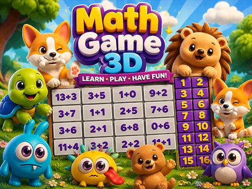 Math Game 3D gameplay screenshot