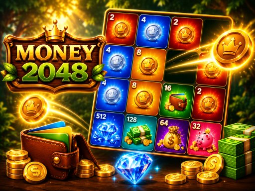 Money 2048 gameplay screenshot
