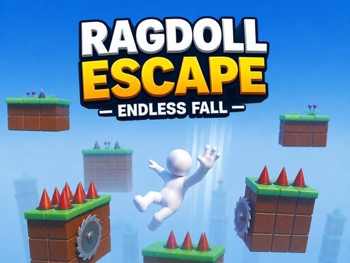 Ragdoll Escape: Endless Fall gameplay screenshot