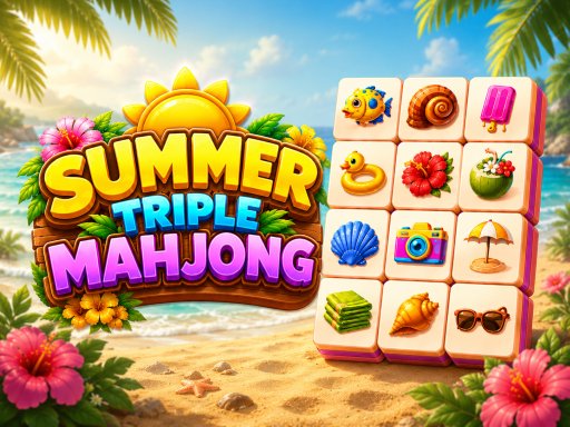 Summer Triple Mahjong gameplay screenshot