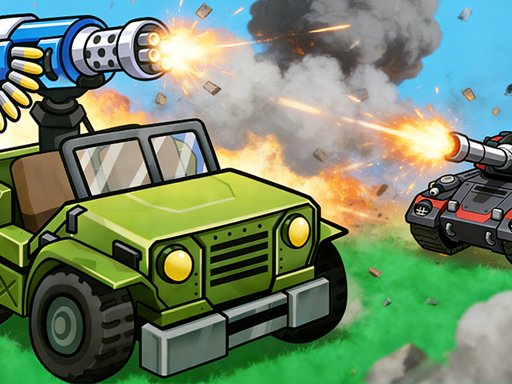 Tank Strike Wasteland Rogue gameplay screenshot
