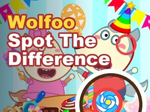 Wolfoo Spot The Difference gameplay screenshot