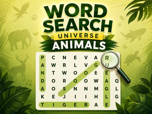 Word Search Universe Animals gameplay screenshot