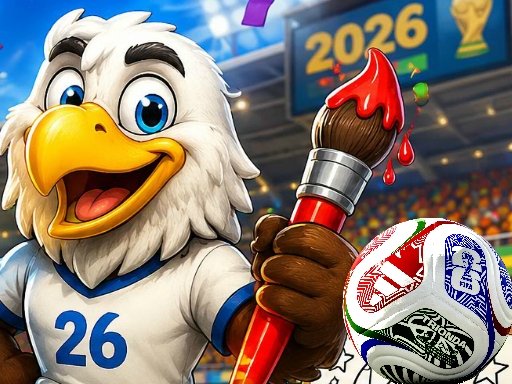 World Cup 2026 Coloring gameplay screenshot