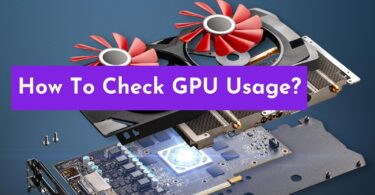 How To Check GPU Usage