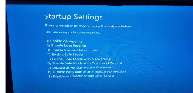 startup setting