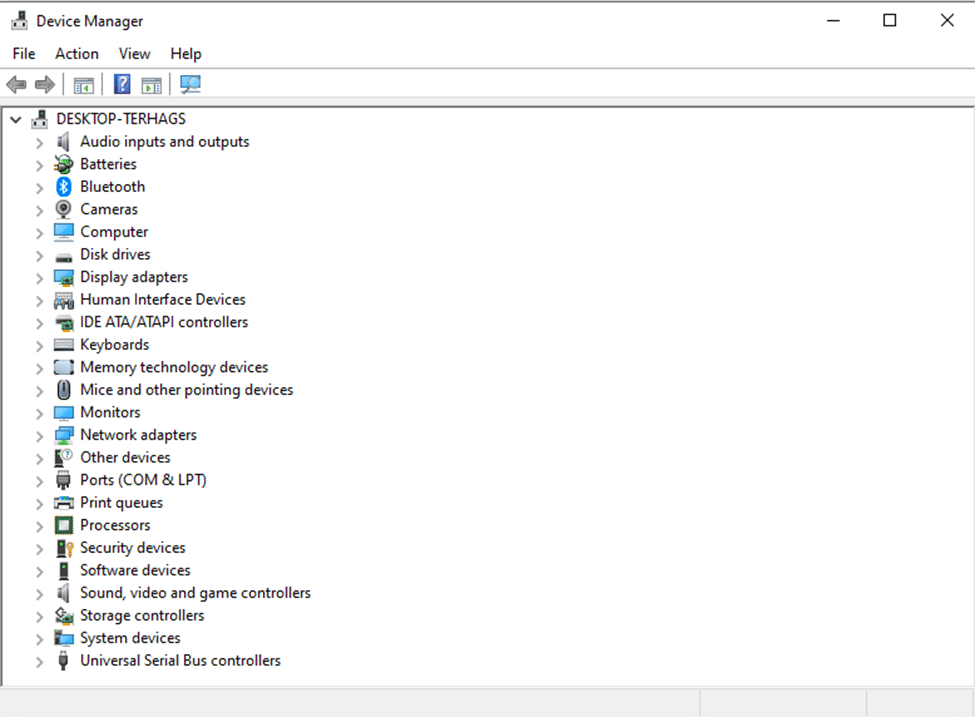 Find Display Adapters from Device Manager