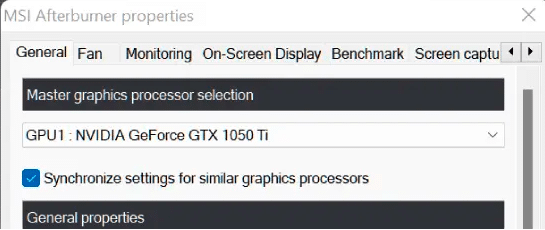 Choose your desired GPU