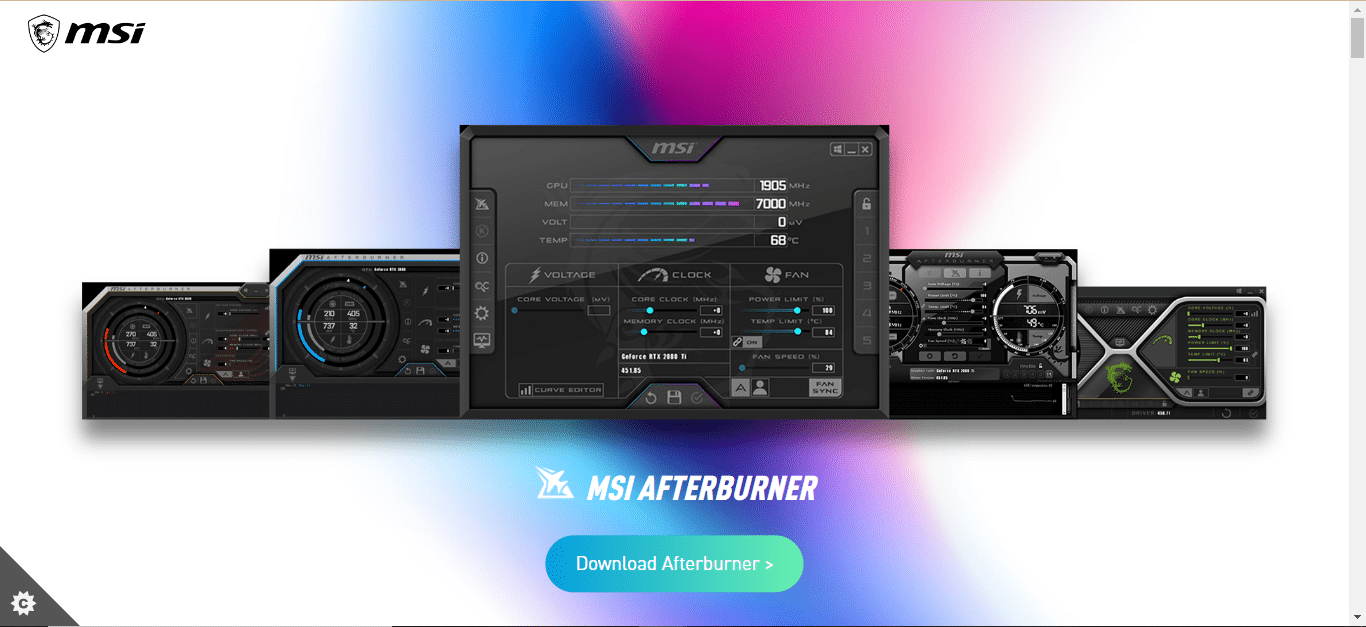download MSI Afterburner