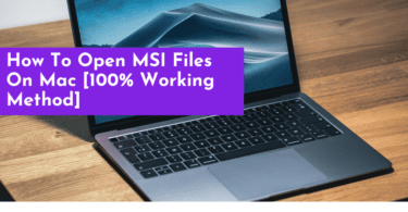 Open MSI Files On Mac