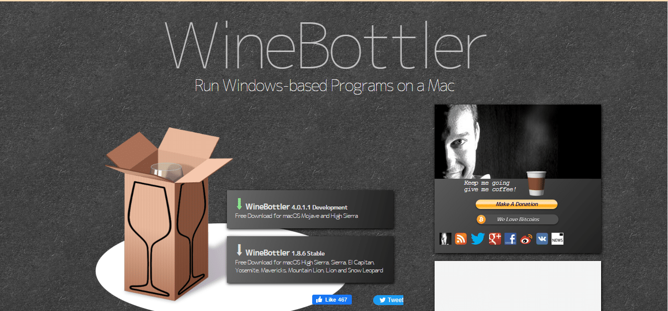 Use WineBottler to open MSI files on Mac 