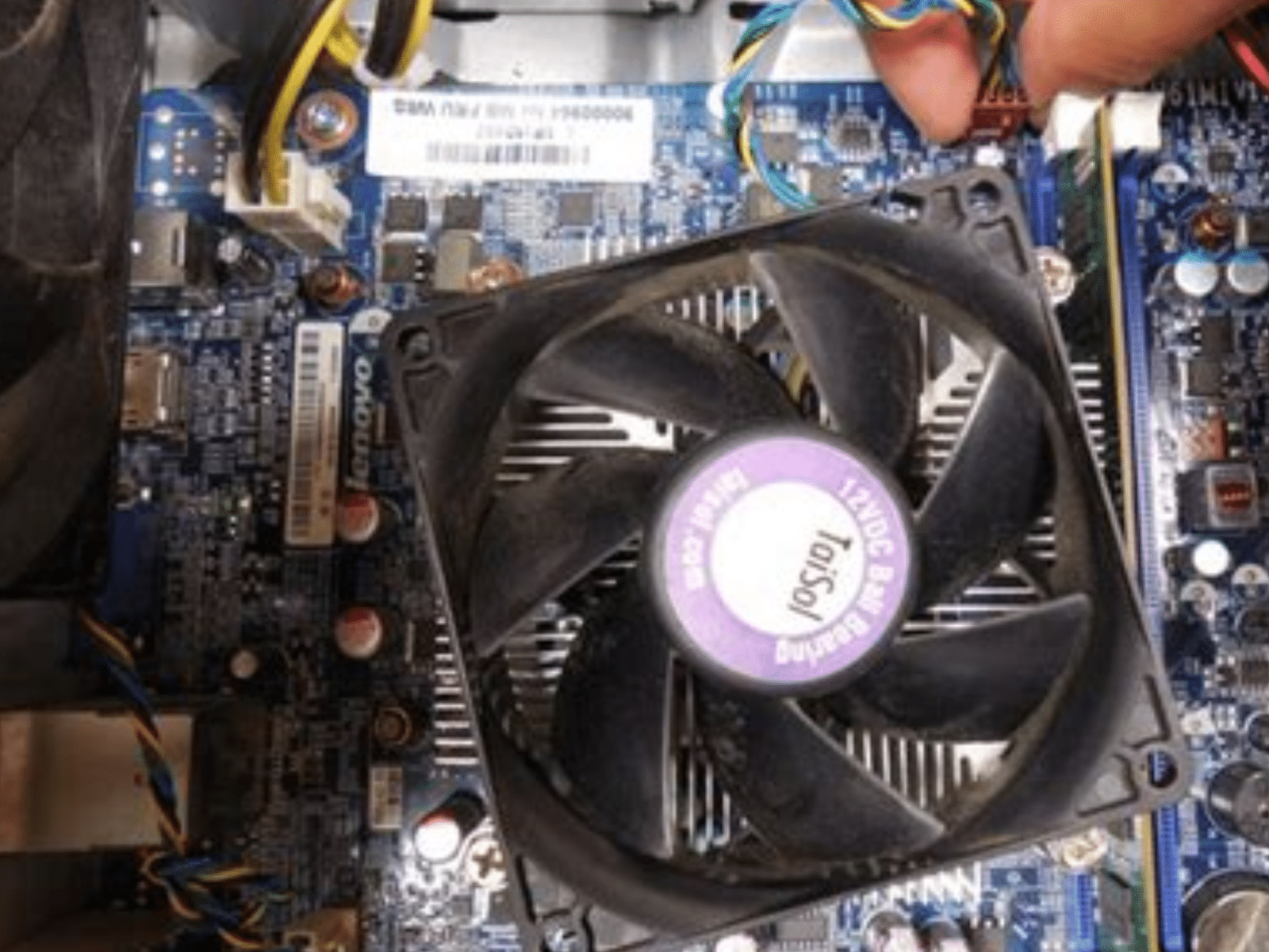 Gently Lift the Cooler or Fan Off of the Processor