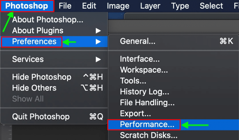 Optimize Photoshop's Performance