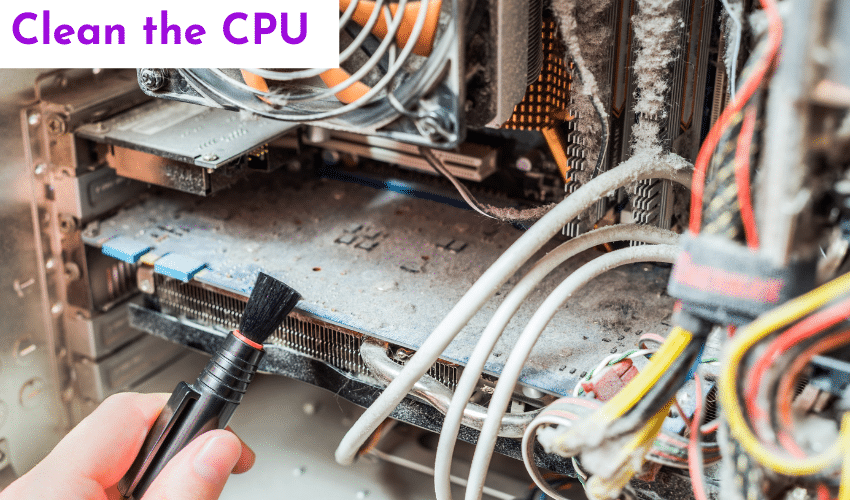 Clean the CPU