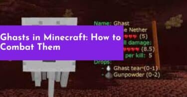 Ghasts in Minecraft: How to Combat Them