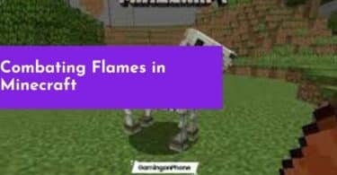 Combating Flames in Minecraft
