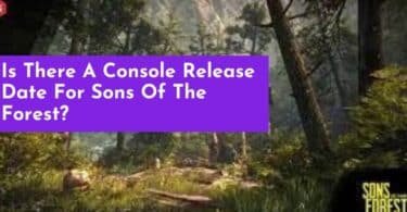 Is There A Console Release Date For Sons Of The Forest?