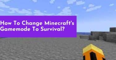 How To Change Minecraft's Gamemode To Survival?