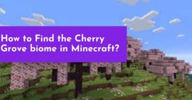 How to Find the Cherry Grove biome in Minecraft?