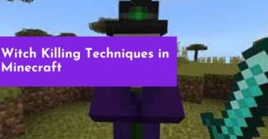 Witch Killing Techniques in Minecraft