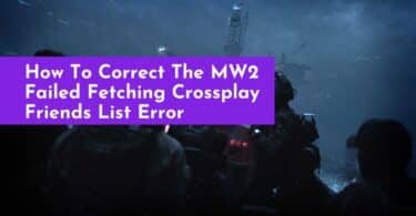 MW2 Failed Fetching Crossplay
