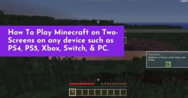 Minecraft on Two-Screens