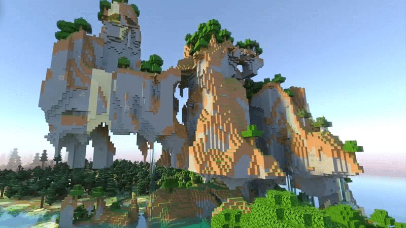 The best seed for Minecraft is Floating Forest