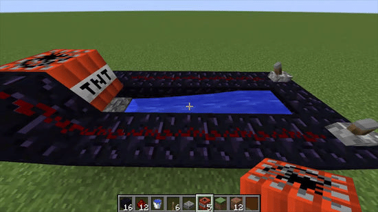 How Do I Create a Basic TNT Cannon in Minecraft?