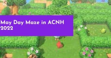 May Day Maze in ACNH 2022