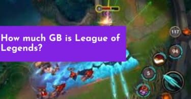 How much GB is League of Legends?