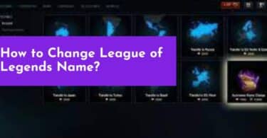How to Change League of Legends Name?