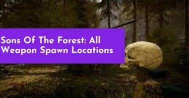 Sons Of The Forest: All Weapon Spawn Locations