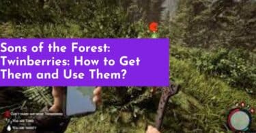 Sons of the Forest: Twinberries: How to Get Them and Use Them?