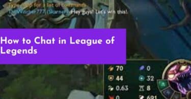 How to Chat in League of Legends