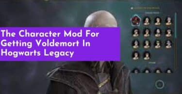 The Character Mod For Getting Voldemort In Hogwarts Legacy