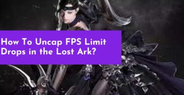 How To Uncap FPS Limit Drops in the Lost Ark?
